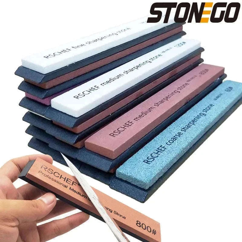 Professional Water Whetstone Knife Sharpener for Clean, Even Edges-120 girt