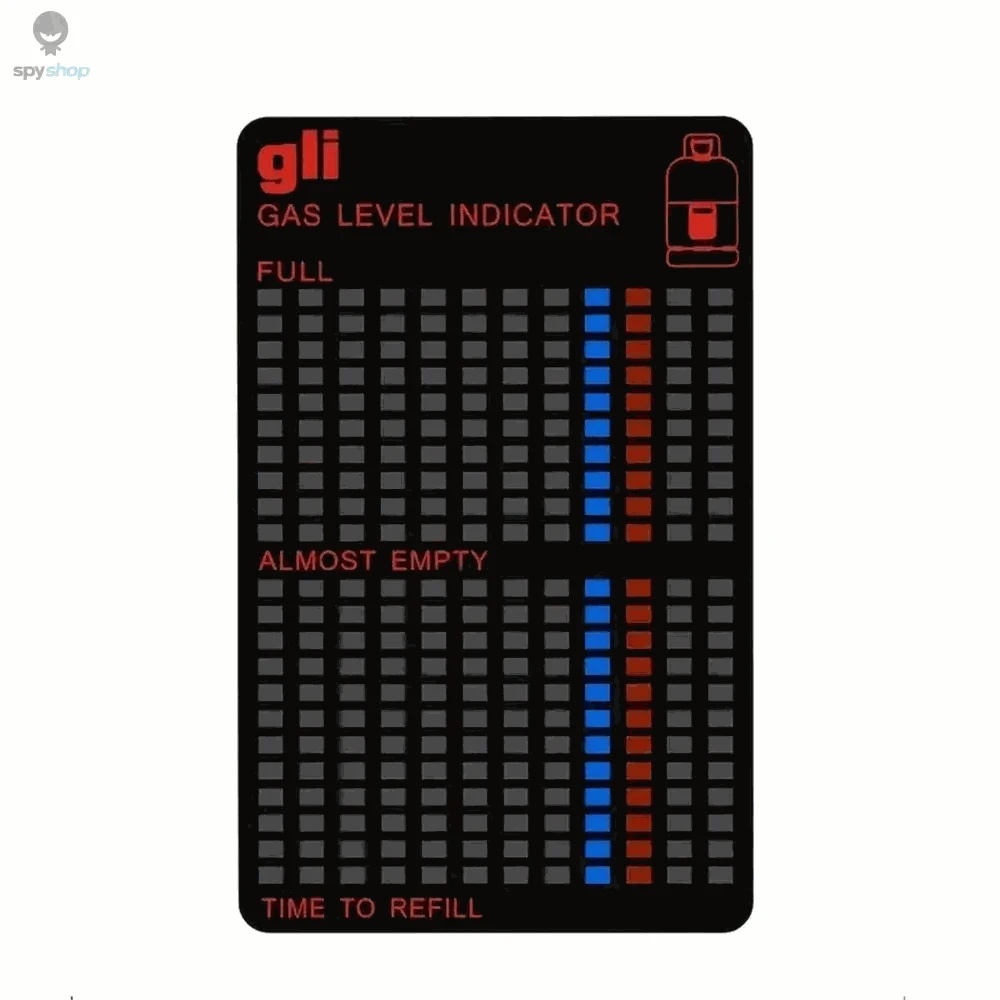 Propane Tank Level Indicator – Magnetic Liquid Crystal Gauge for BBQ & Camping-Naked packaging