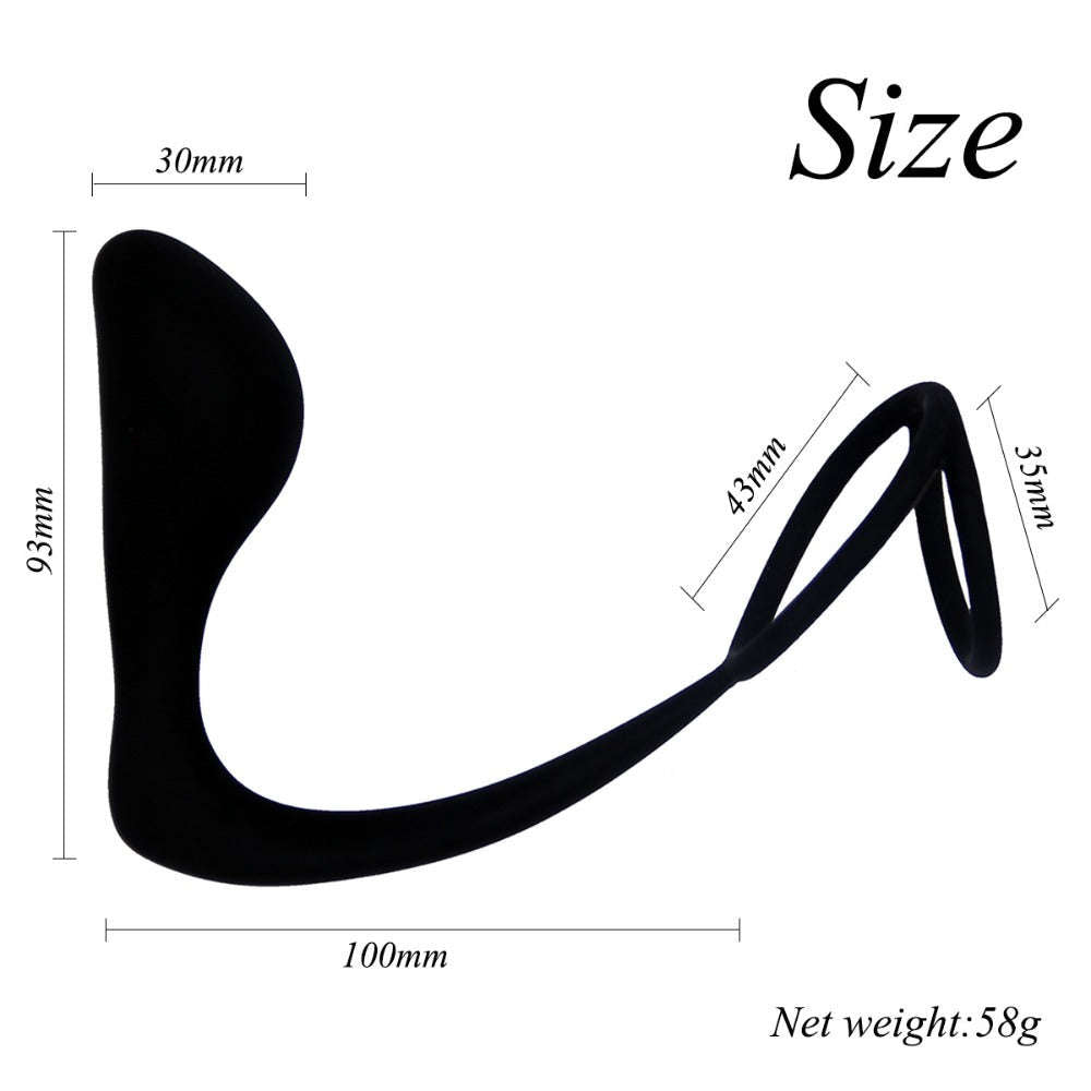 Prostate Massager Cock Ring & Butt Plug-02