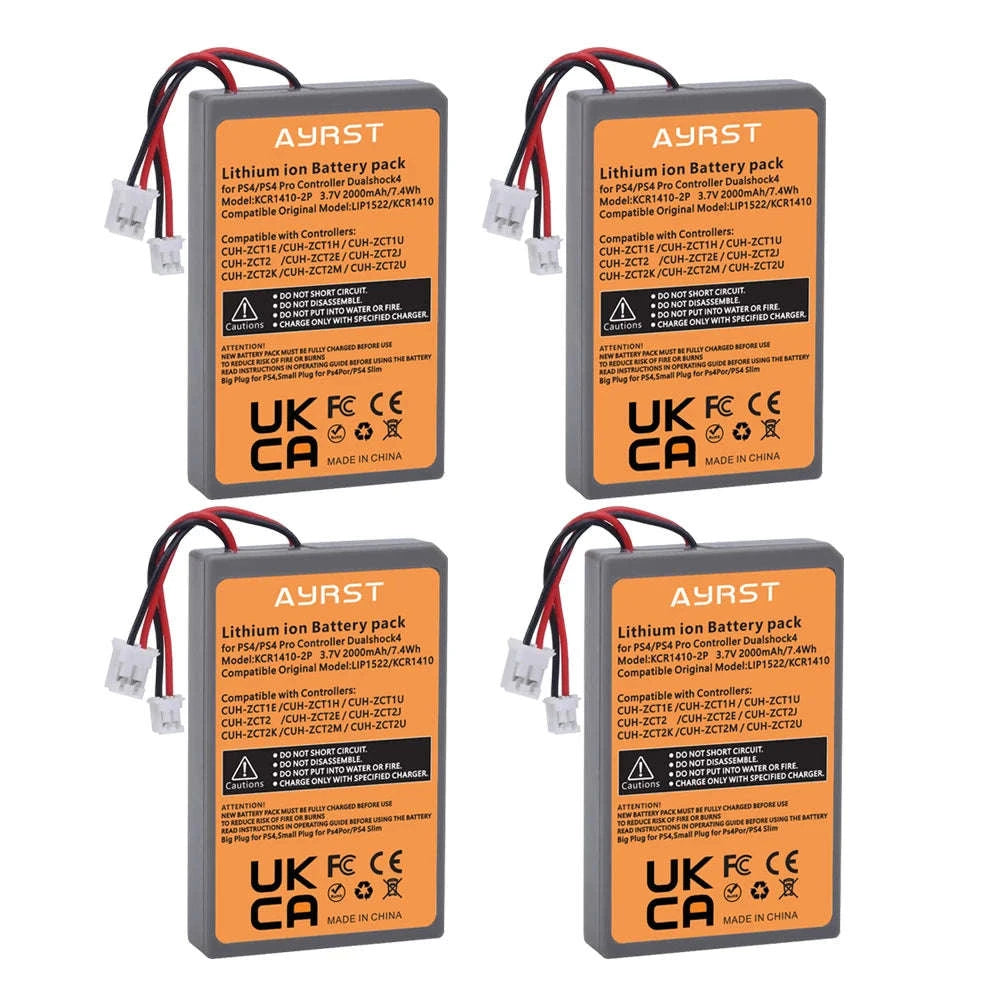 PS4 Controller Replacement Battery-3 Pcs Batteries