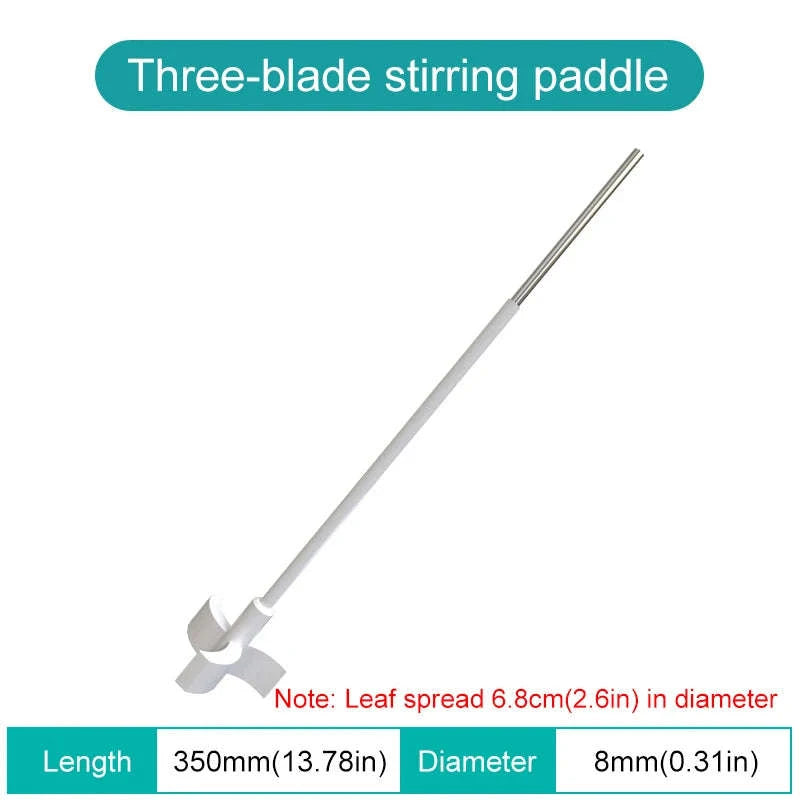 PTFE 350mm Stirring Paddle for Overhead Laboratory Stirrers-Stirring paddle B / China Mainland