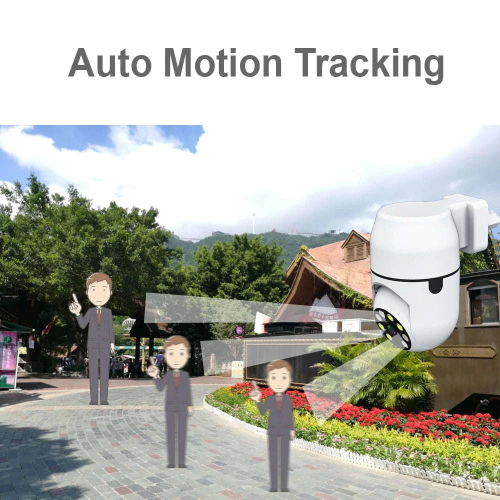 PTZ IP Security Camera for Full 360° Home Surveillance-EU Plug / spain