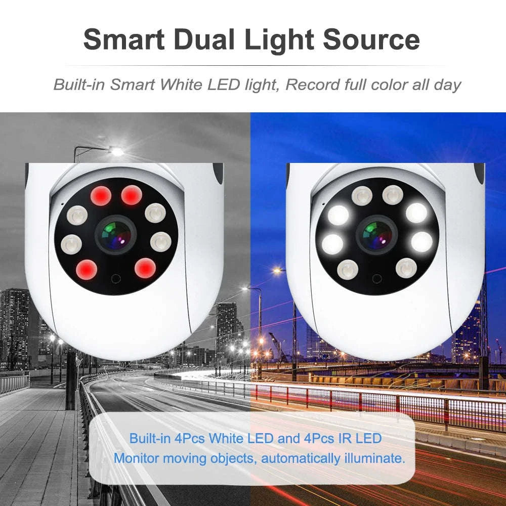 PTZ IP Security Camera for Full 360° Home Surveillance-EU Plug / spain