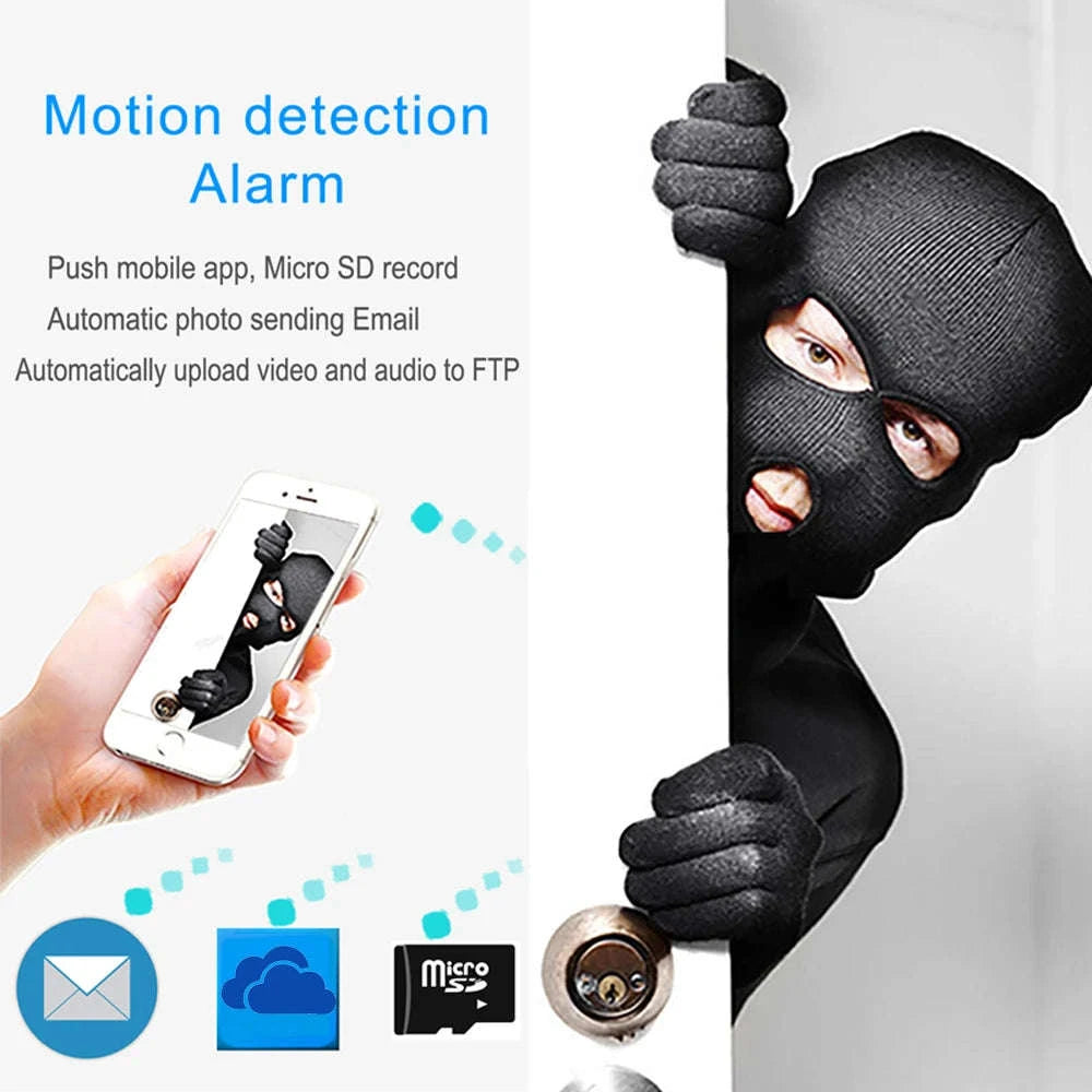 PTZ IP Security Camera for Full 360° Home Surveillance-EU Plug / spain