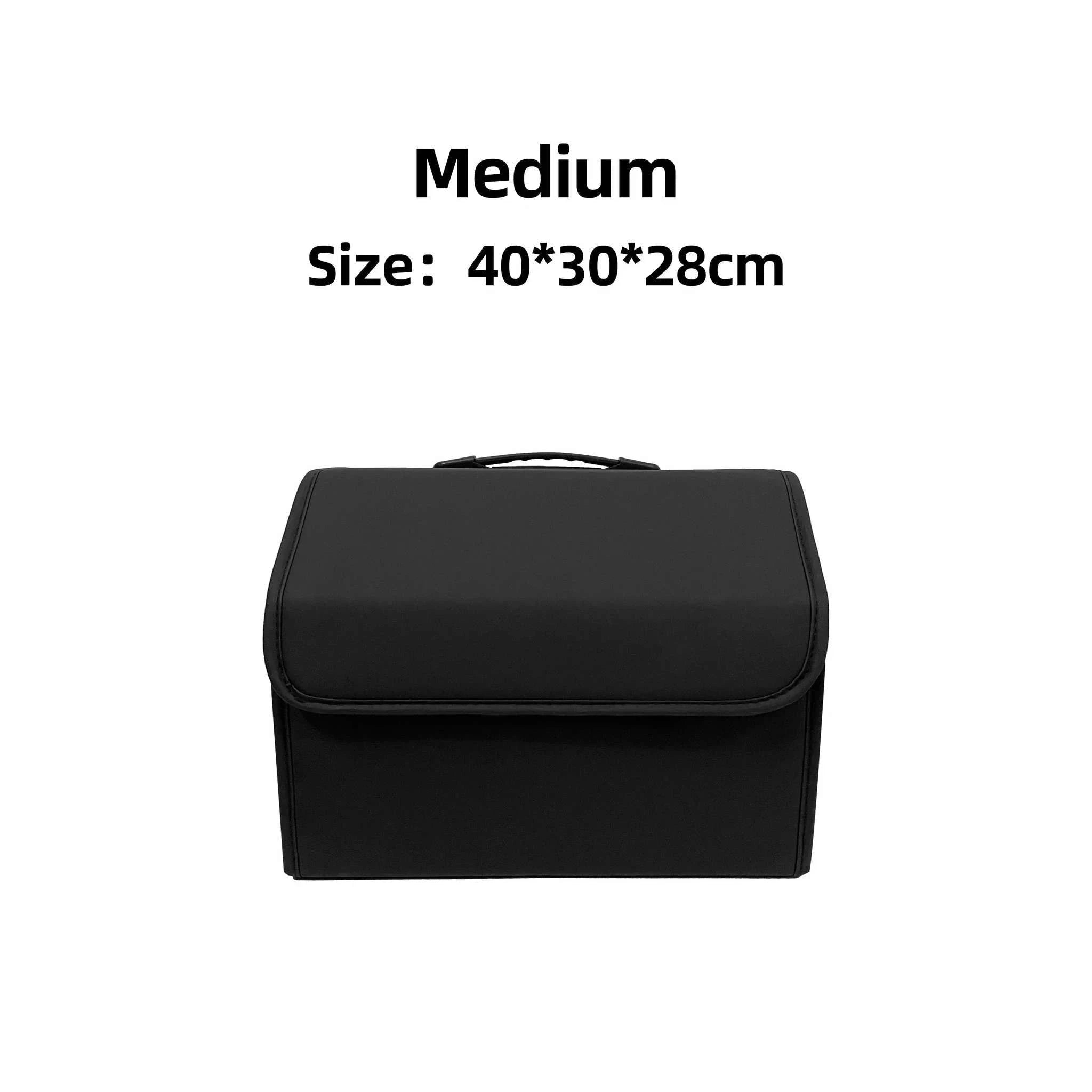 PU Leather Collapsible Car Trunk Storage Organizer-M / China Mainland