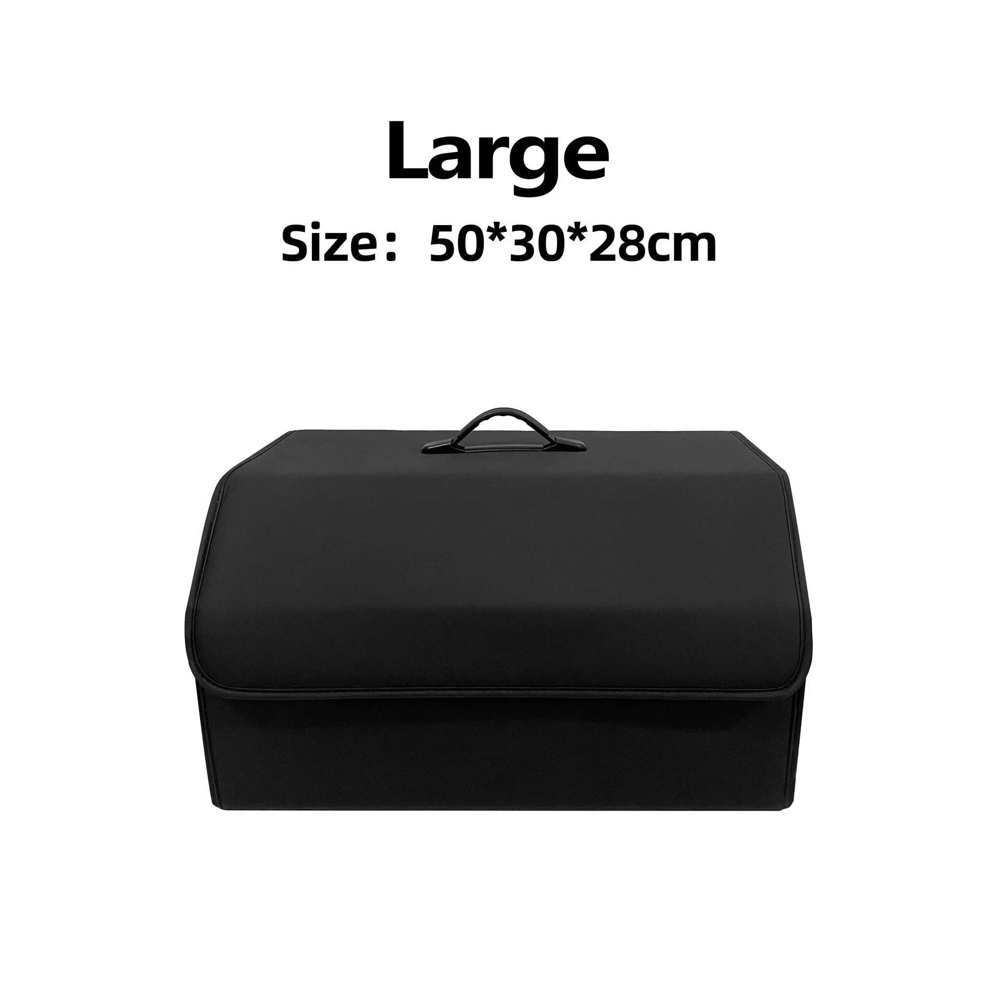 PU Leather Collapsible Car Trunk Storage Organizer-M / China Mainland