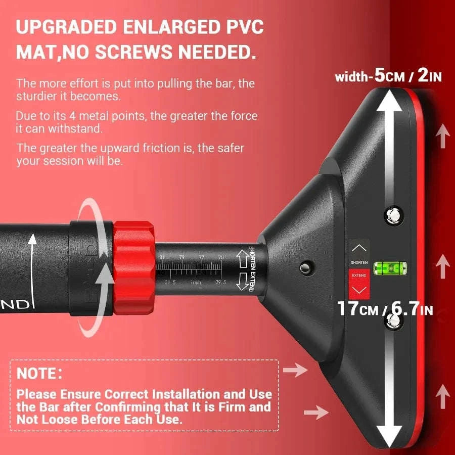 Pull Up Bar Adjustable Doorway Strength Trainer-United States