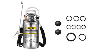 Stainless Steel Hand Pump Sprayer 4–12L Garden & Cleaning Tool
