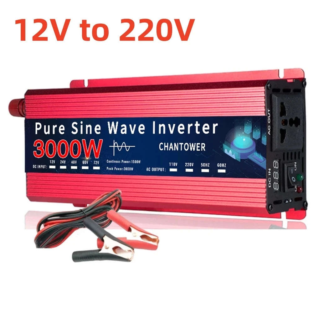 Pure Sine Wave Inverter 12V to 220V 3000W-4000W 12V 220V
