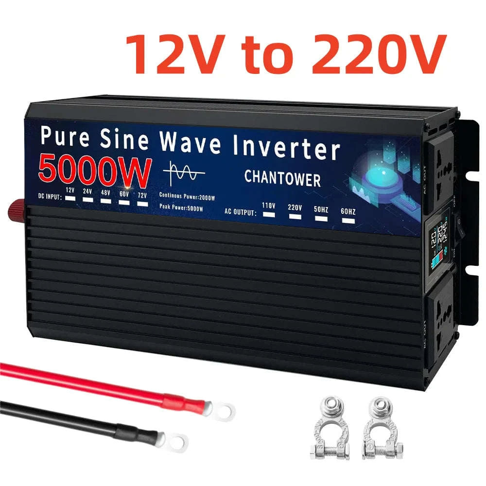 Pure Sine Wave Inverter 12V to 220V 3000W-4000W 12V 220V