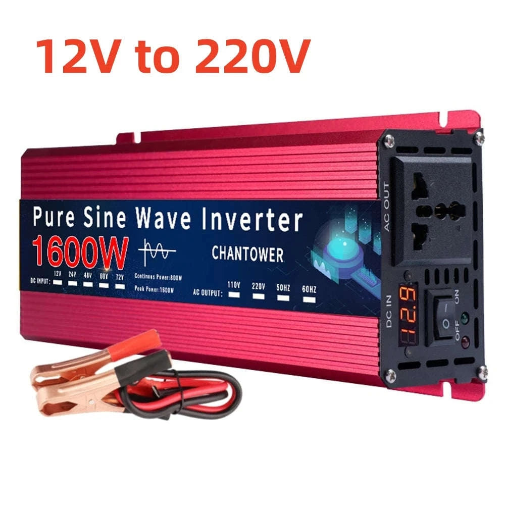 Pure Sine Wave Inverter 12V to 220V 3000W-4000W 12V 220V