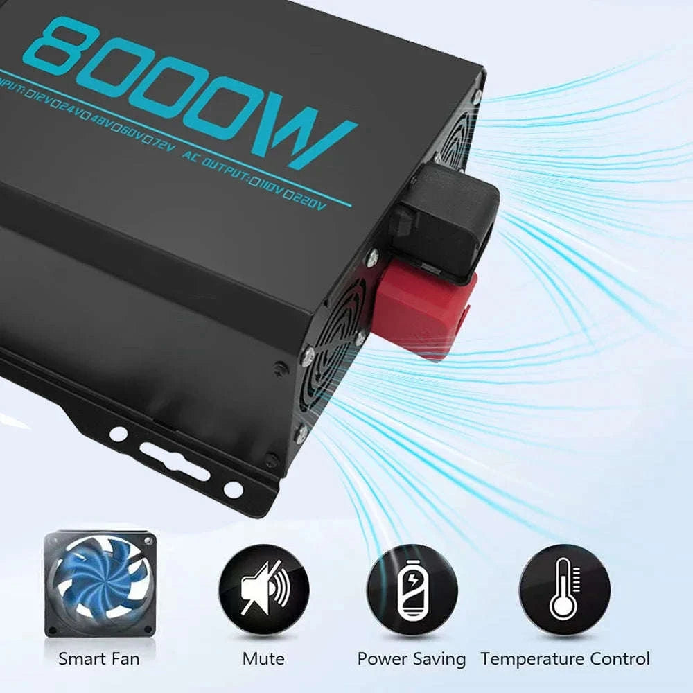 Pure Sine Wave Inverter 12V to 220V 3000W-4000W 12V 220V