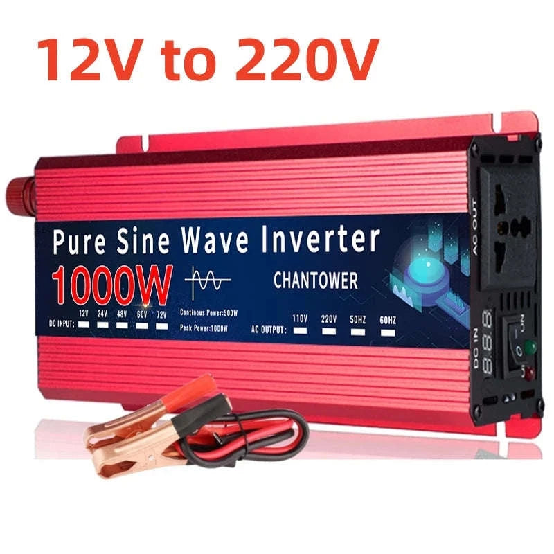 Pure Sine Wave Inverter 12V to 220V 3000W-4000W 12V 220V