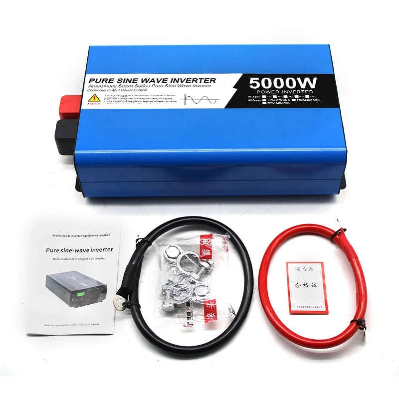 Pure Sine Wave Power Inverter 12V/24V to 220V-5000W-12V / Poland