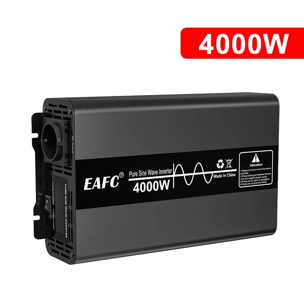 Pure Sine Wave Power Inverter 12V DC to 220V AC-12V 5000W