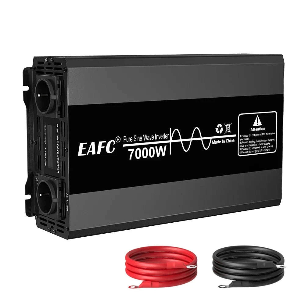 Pure Sine Wave Power Inverter 12V DC to 220V AC-12V 5000W