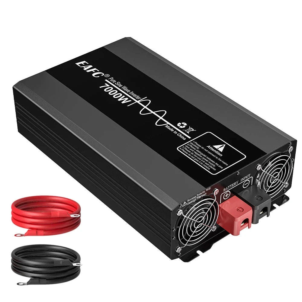 Pure Sine Wave Power Inverter 12V DC to 220V AC-12V 5000W