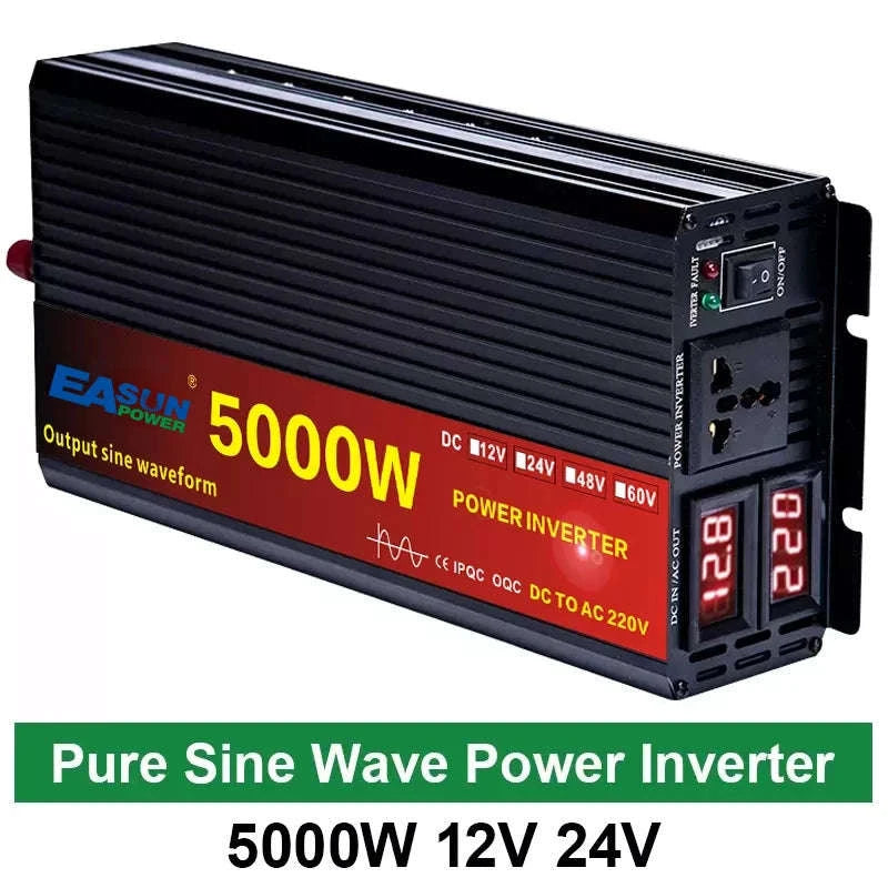 Pure Sine Wave Power Inverter 12V to 220V-4000W-12V / Poland