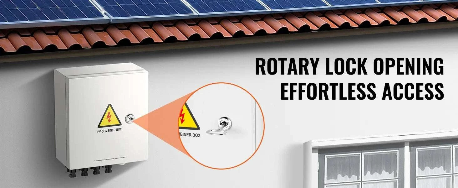 PV Combiner Box 4/6 String Solar Panel System with DC Protection-6 String 10A Steel / Poland