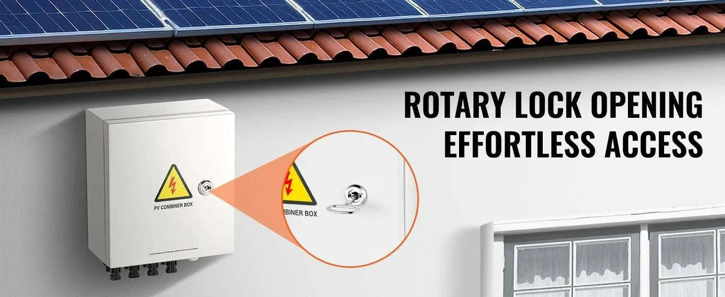 PV Combiner Box 4/6 String Solar Panel System with DC Protection-6 String 10A Steel / Poland