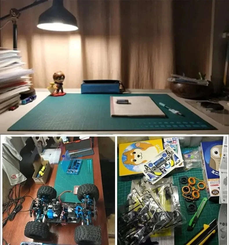 PVC Cutting Mat Workbench Pad-A3 green