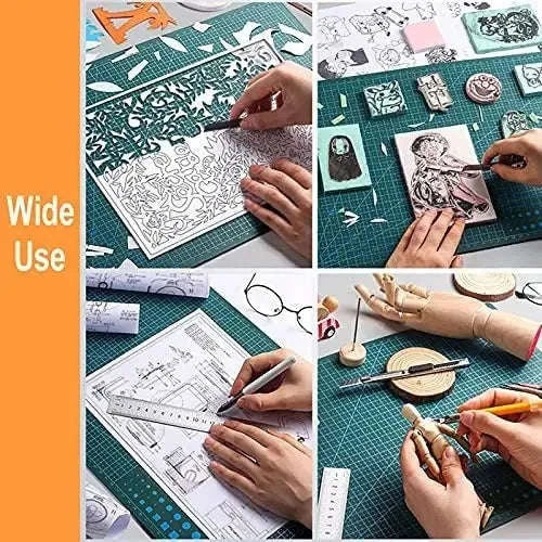 PVC Cutting Mat Workbench Pad-A3 green