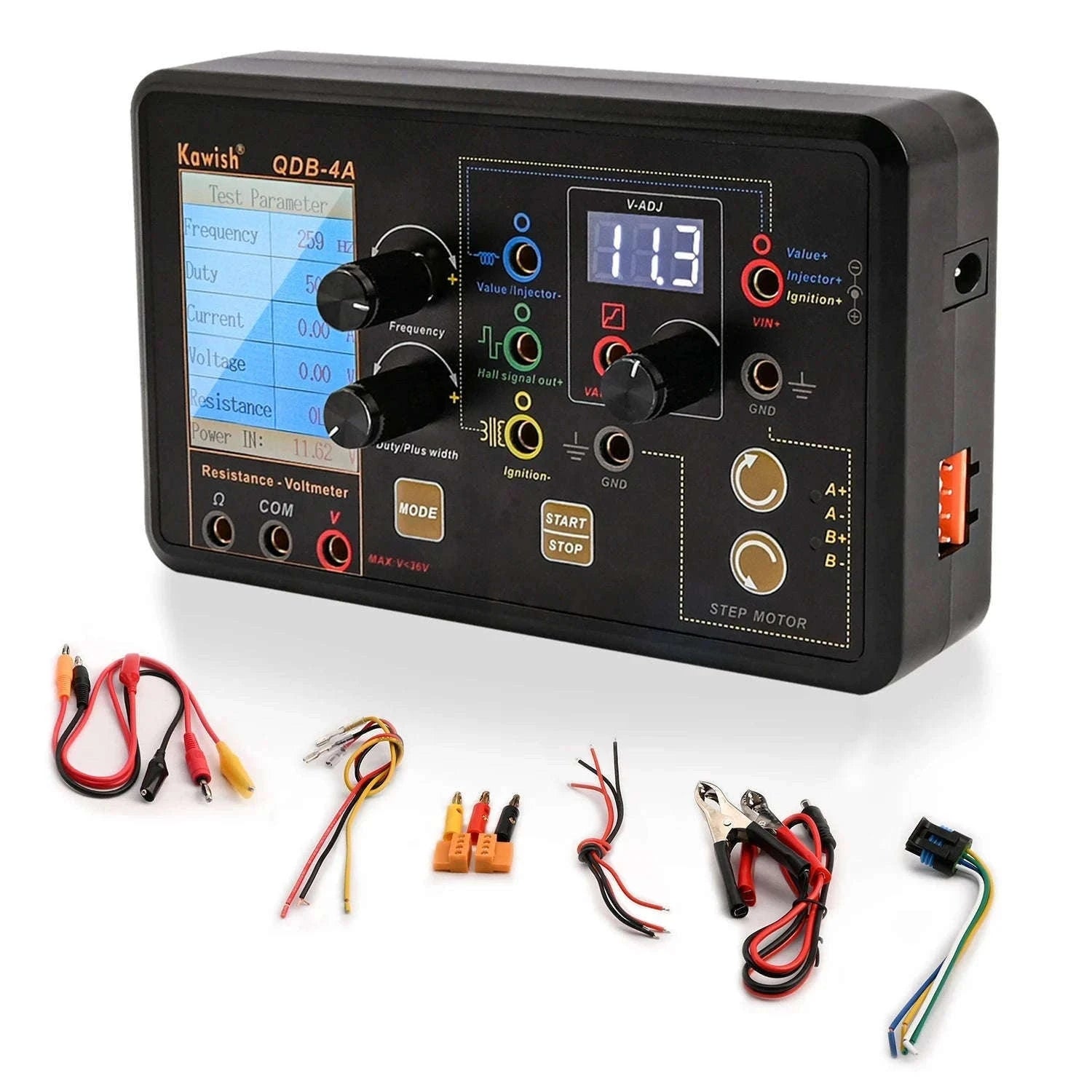 QDB-4A Auto Ignition Coil, Injector & Solenoid Tester-QDB-4A / China Mainland