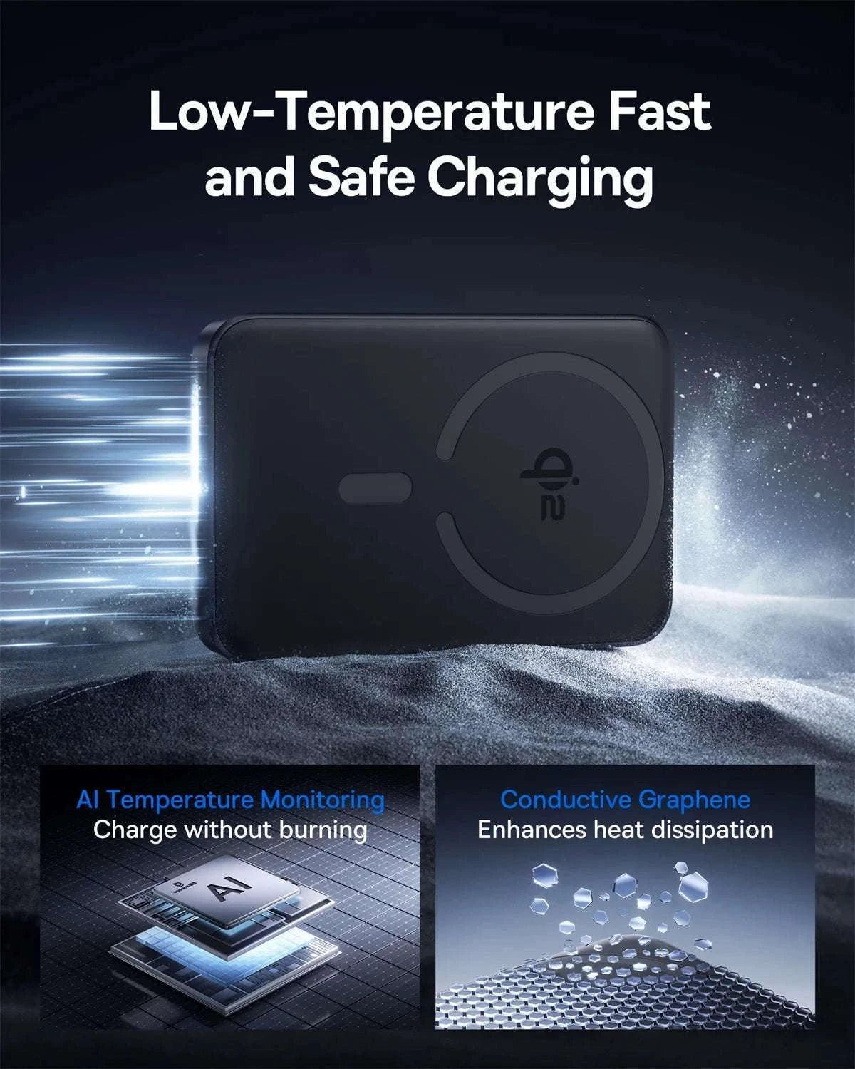 Qi2 Magnetic Power Bank 10000mAh 15W Wireless Charging 22.5W Wired Charge-Qi2.2 25W New / 10000mAh / China Mainland
