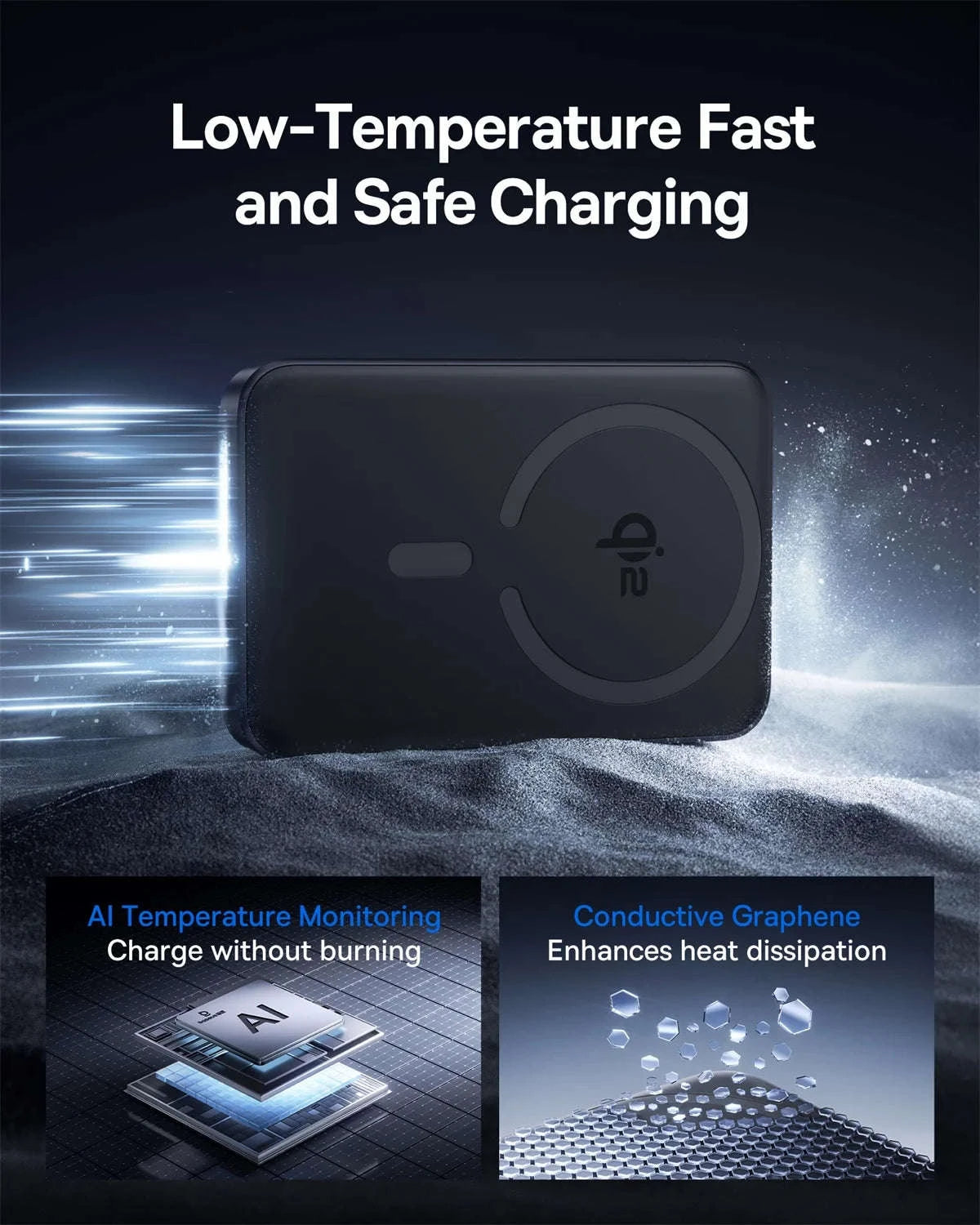 Qi2 Magnetic Power Bank 10000mAh 15W Wireless Charging 22.5W Wired Charge-Qi2.2 25W New / 10000mAh / China Mainland
