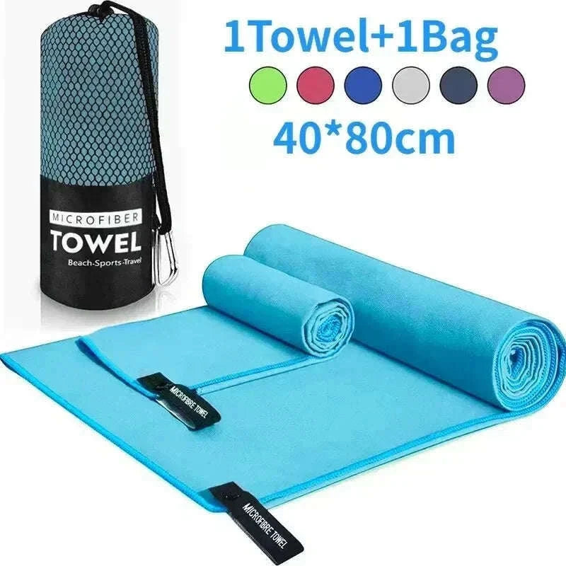 Quick-Drying Sports Towel 40x80cm for Gym and Travel-Navy Blue