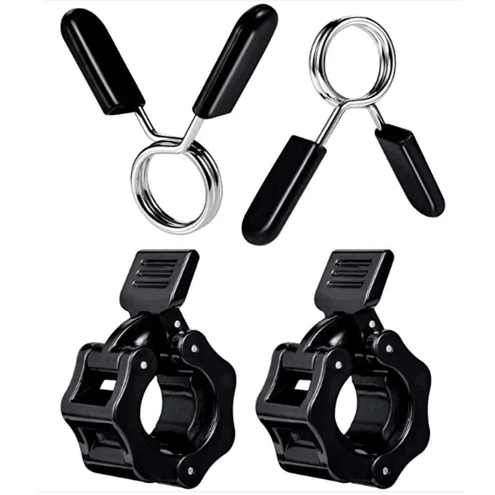 Quick Release Barbell Clamps (2PCS) for Secure Weight Training-B 25MM BLACK 1PC