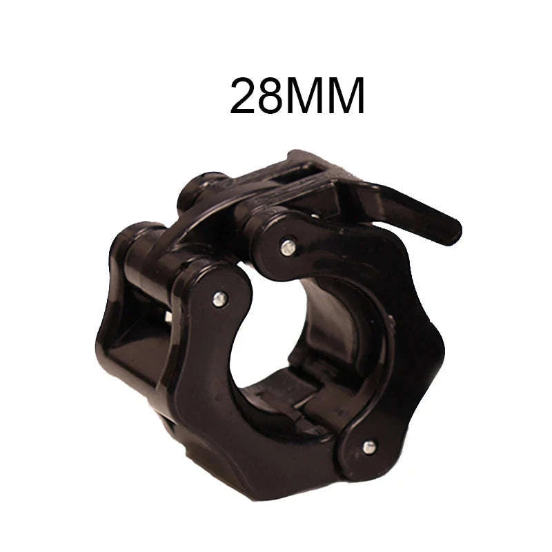 Quick Release Barbell Clamps (2PCS) for Secure Weight Training-B 25MM BLACK 1PC