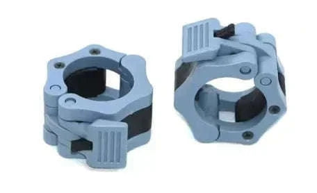 Quick Release Barbell Clamps for Fast, Secure Lifting-25mm red pair