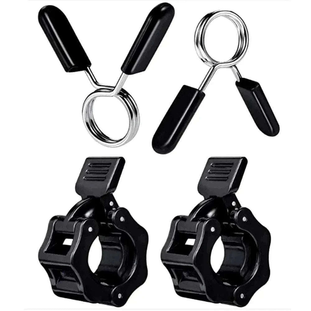 Quick Release Barbell Clamps for Secure Weight Training (2PCS)-B 25MM BLACK 1PC