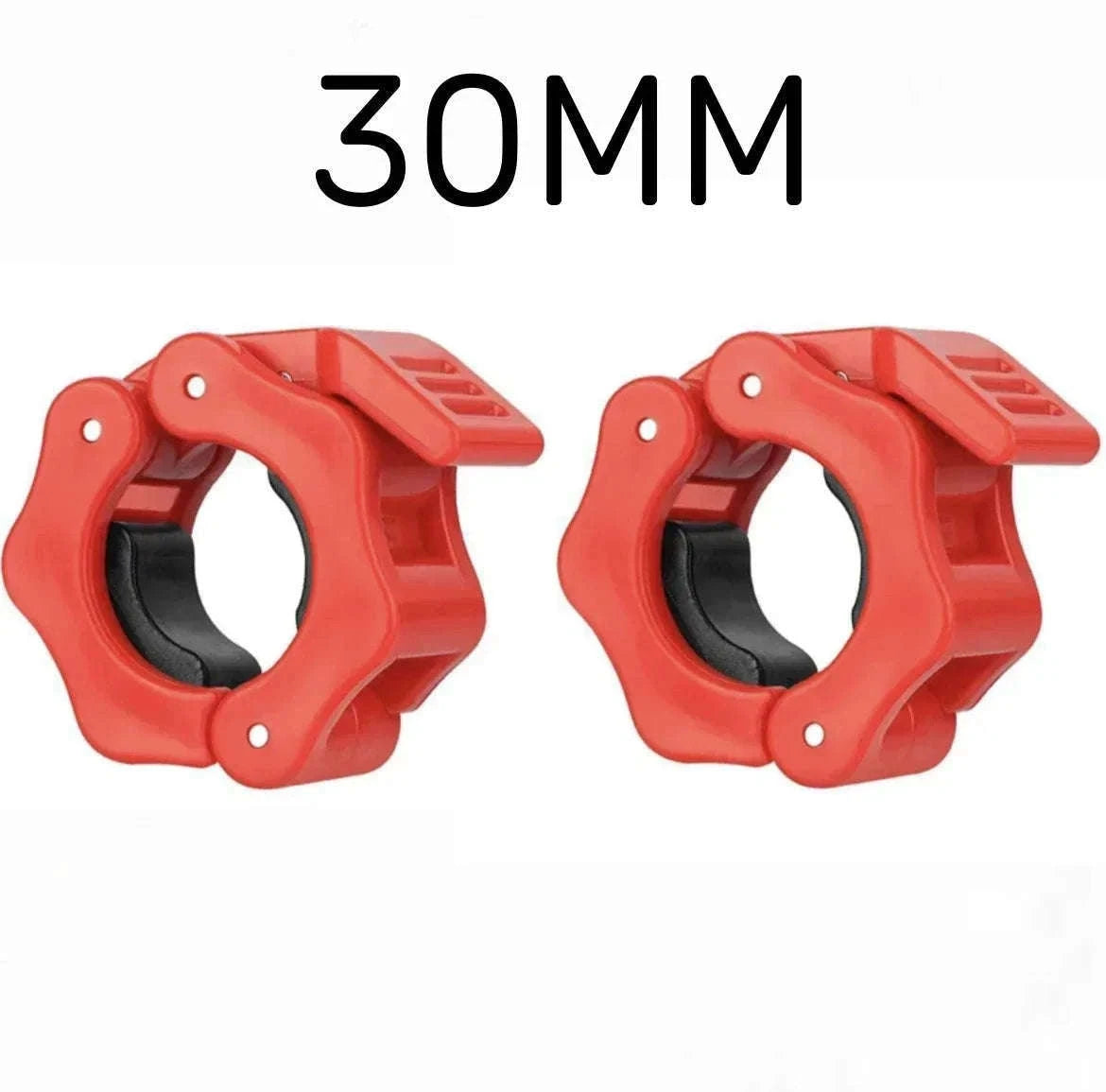 Quick Release Barbell Clamps for Secure Weight Training (2PCS)-B 25MM BLACK 1PC