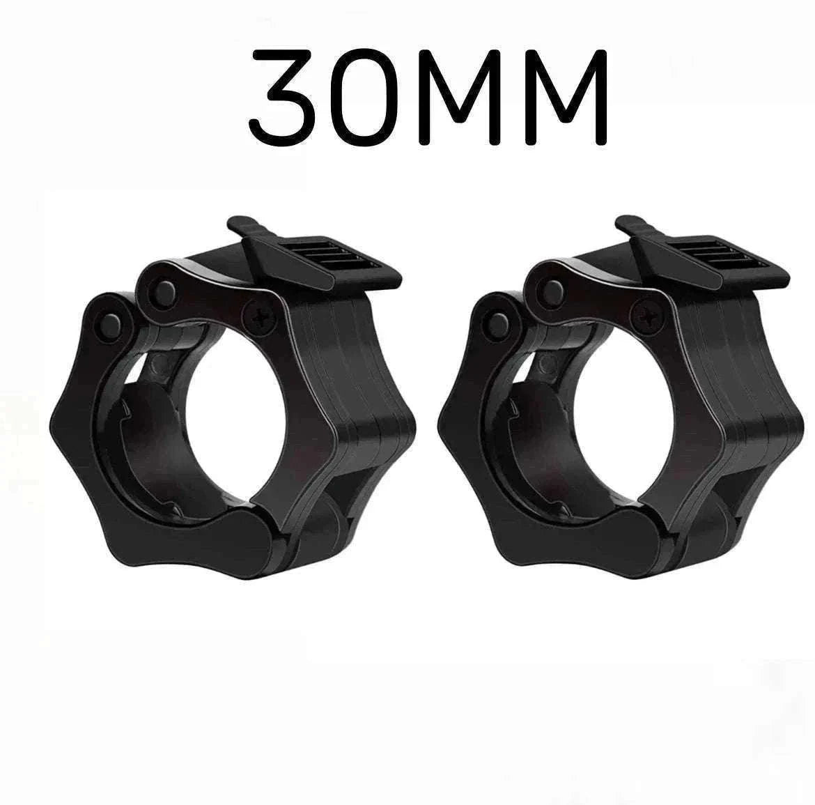 Quick Release Barbell Clamps for Secure Weight Training (2PCS)-B 25MM BLACK 1PC