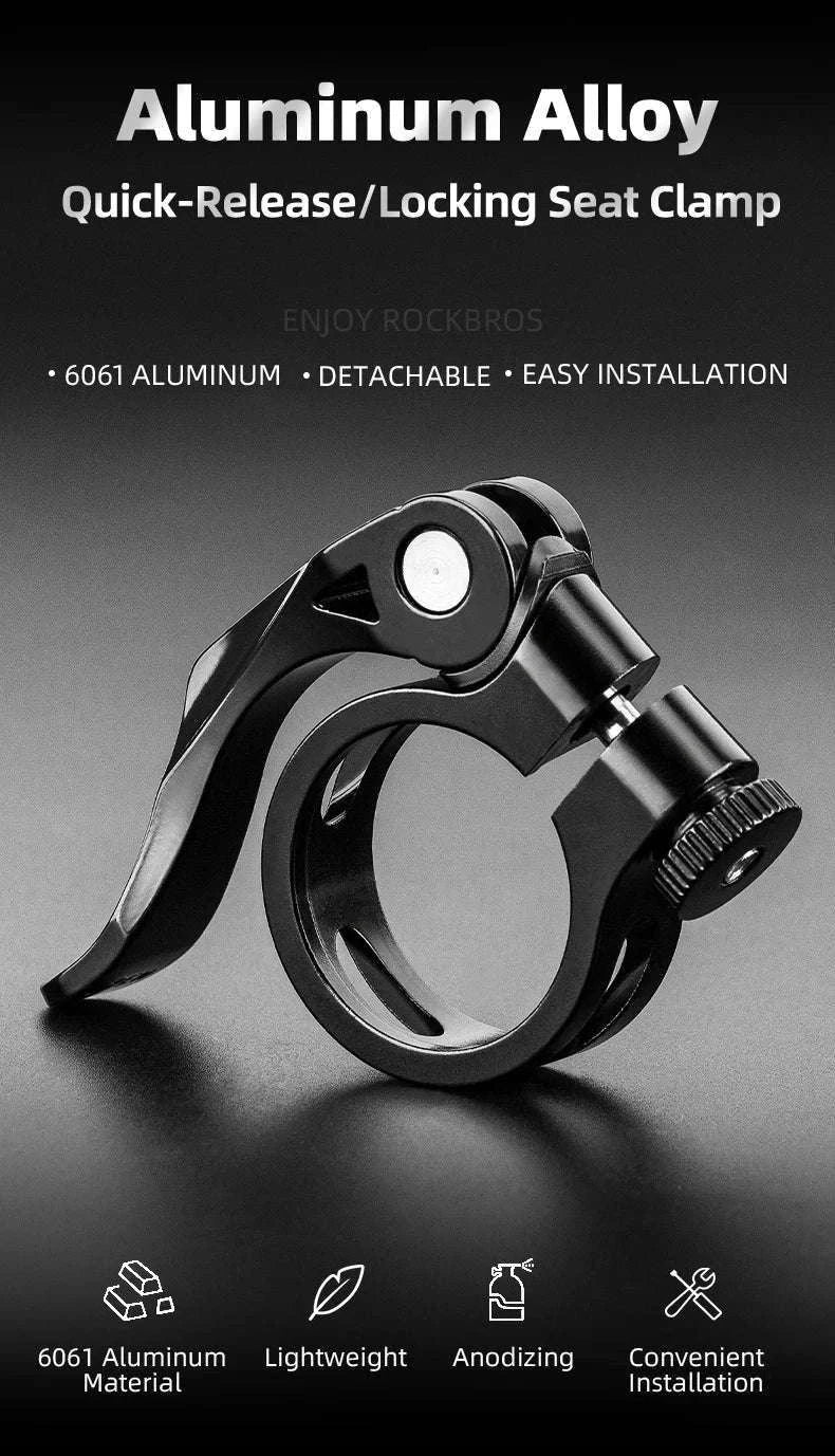 Quick Release Bicycle Seat Post Clamp Aluminum Alloy Bike Seat Clamp-41210092002