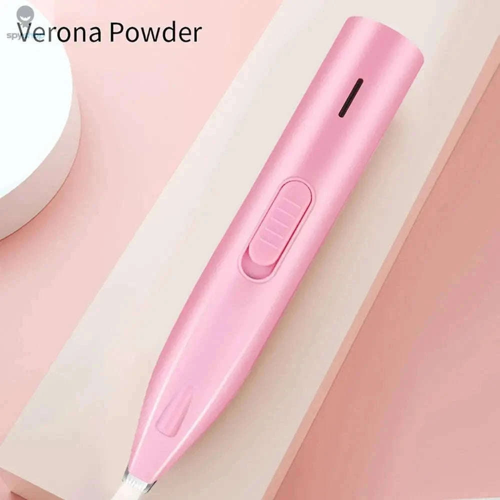 Quiet Pet Hair Trimmer with LED Light for Precise Grooming-Light Blue With LED