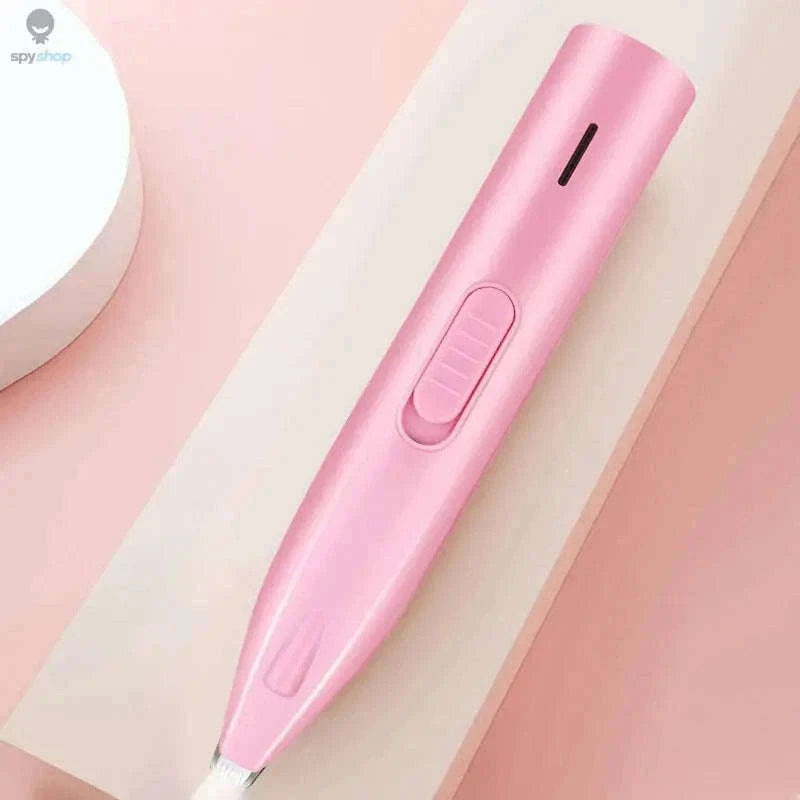 Quiet Pet Hair Trimmer with LED Light for Precise Grooming-Light Blue With LED