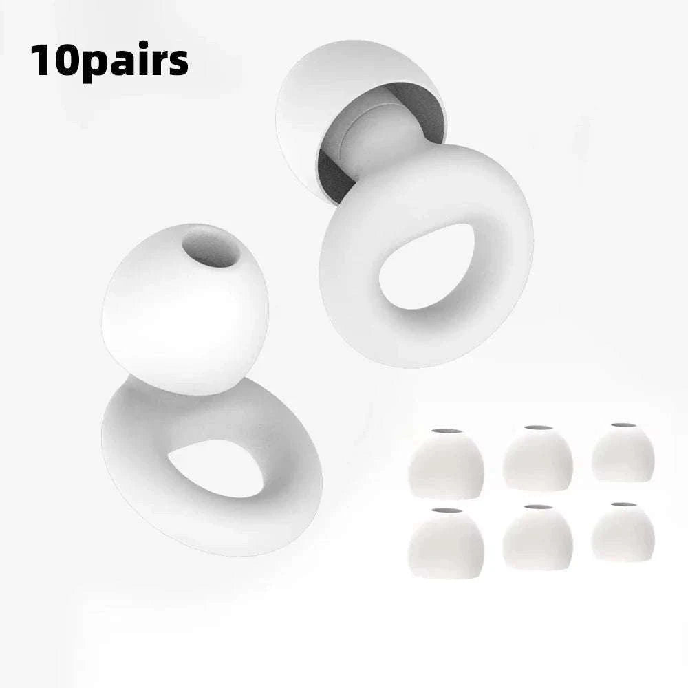 Quiet Reusable Ear Plugs for Noise Reduction and Comfort-10pairs Metal Green