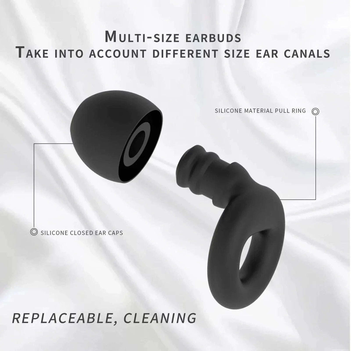 Quiet Reusable Ear Plugs for Noise Reduction and Comfort-10pairs Metal Green