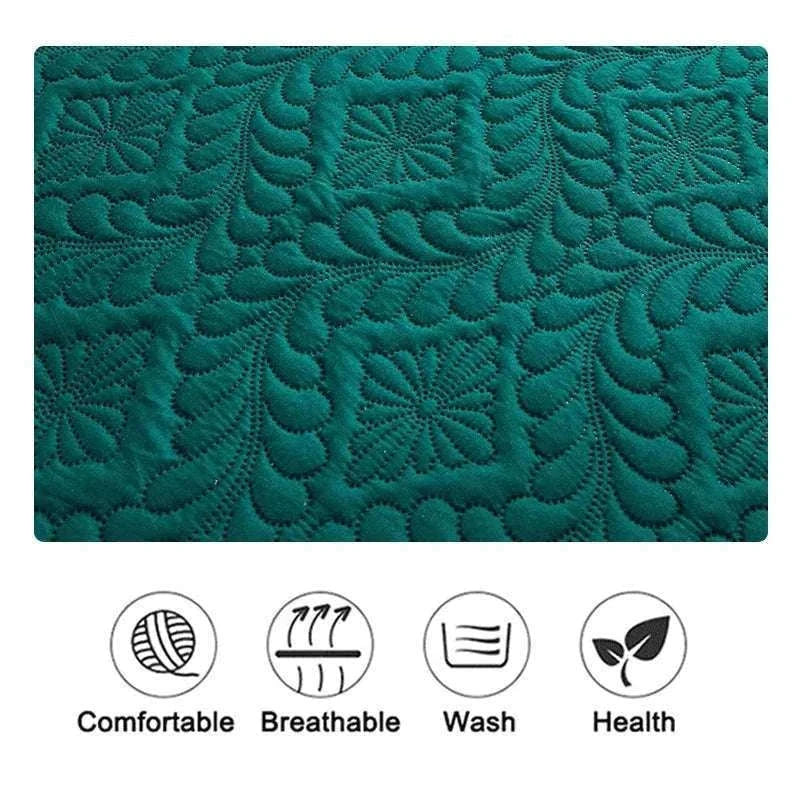 Quilted Mattress Protector for Soft Comfort and Everyday Protection-Grey / 140x200x30cm
