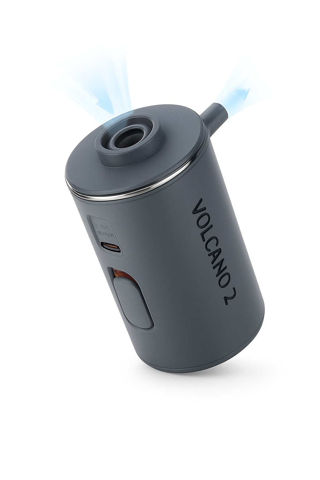 Portable Electric Air Pump with Type-C Charging for Outdoor Use