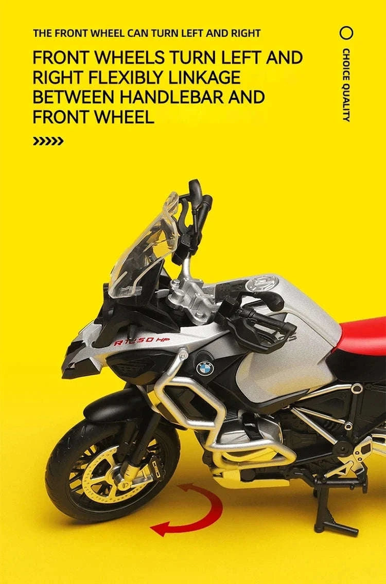 R1250 GS 1:12 Alloy Die‑cast Motorcycle Model-RED