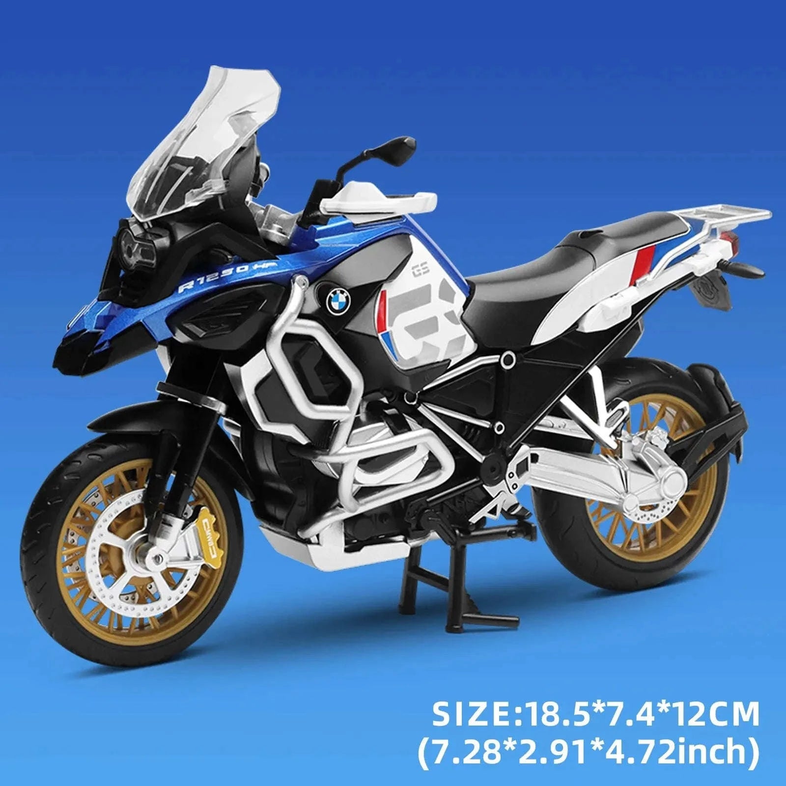R1250 GS 1:12 Alloy Die‑cast Motorcycle Model-RED
