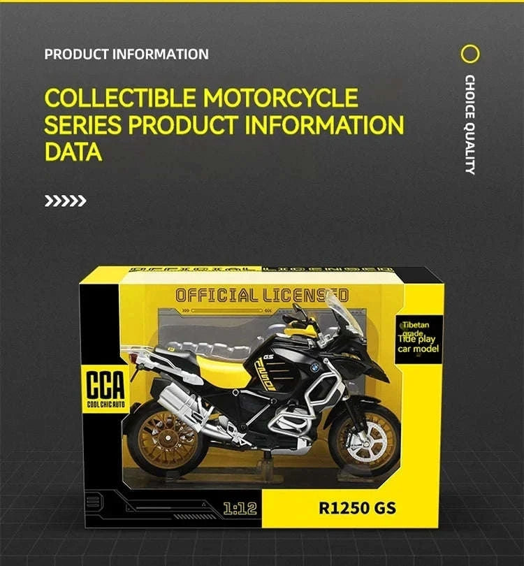 R1250 GS 1:12 Alloy Die‑cast Motorcycle Model-RED
