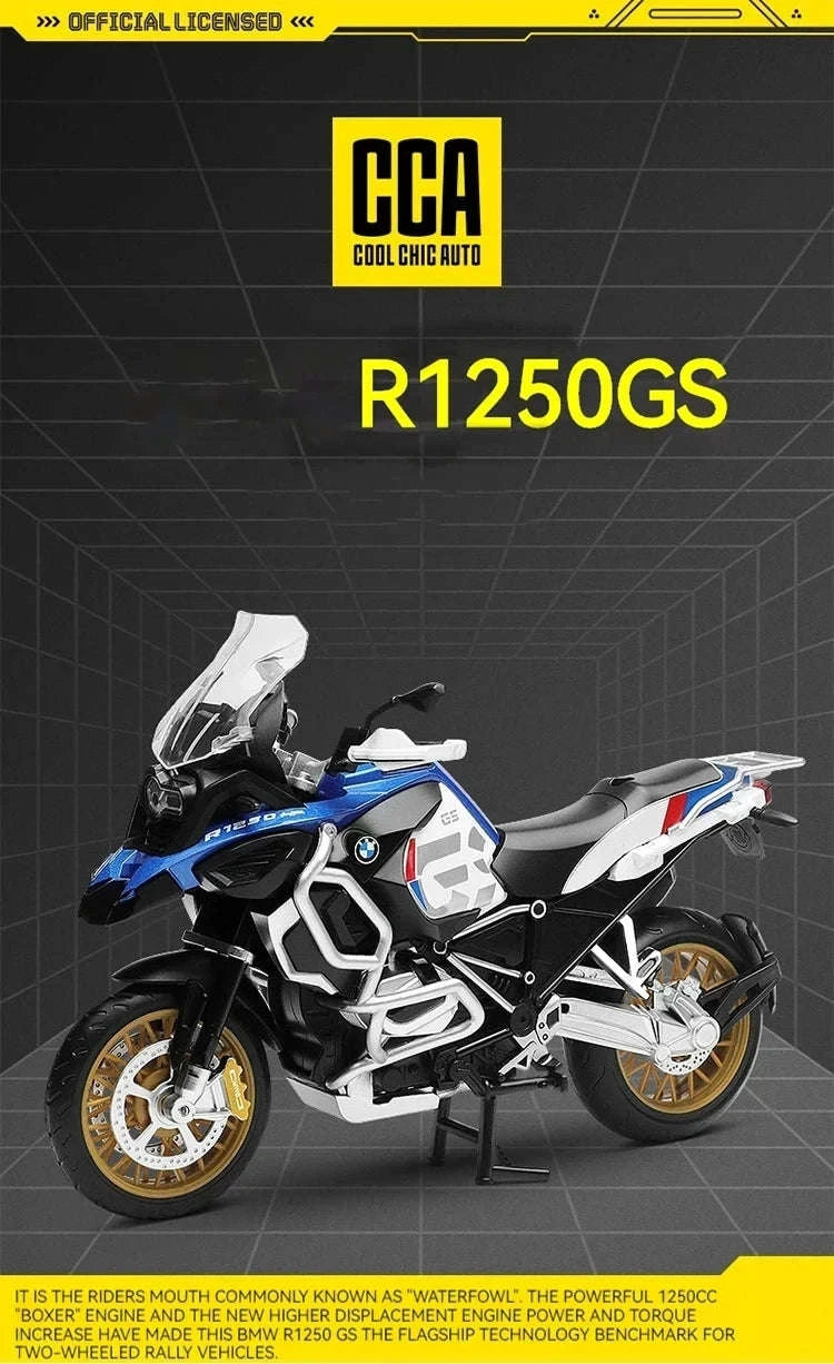 R1250 GS 1:12 Alloy Die‑cast Motorcycle Model-RED