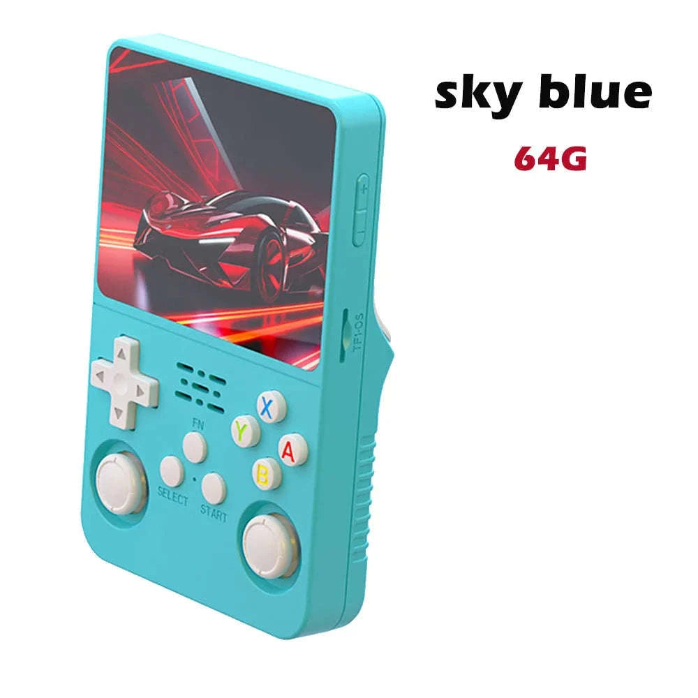 R36S Retro Handheld Console-64GB white