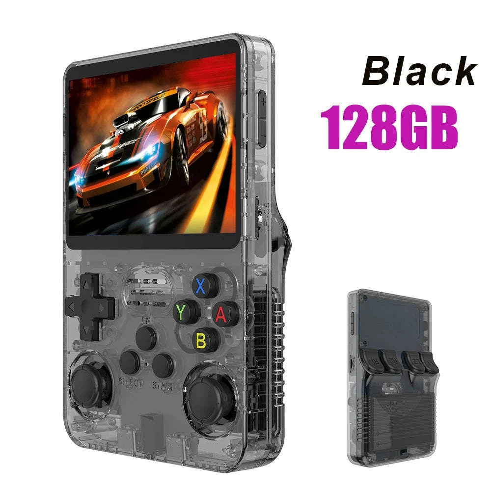 R36S Retro Handheld Game Console-Purple 128G