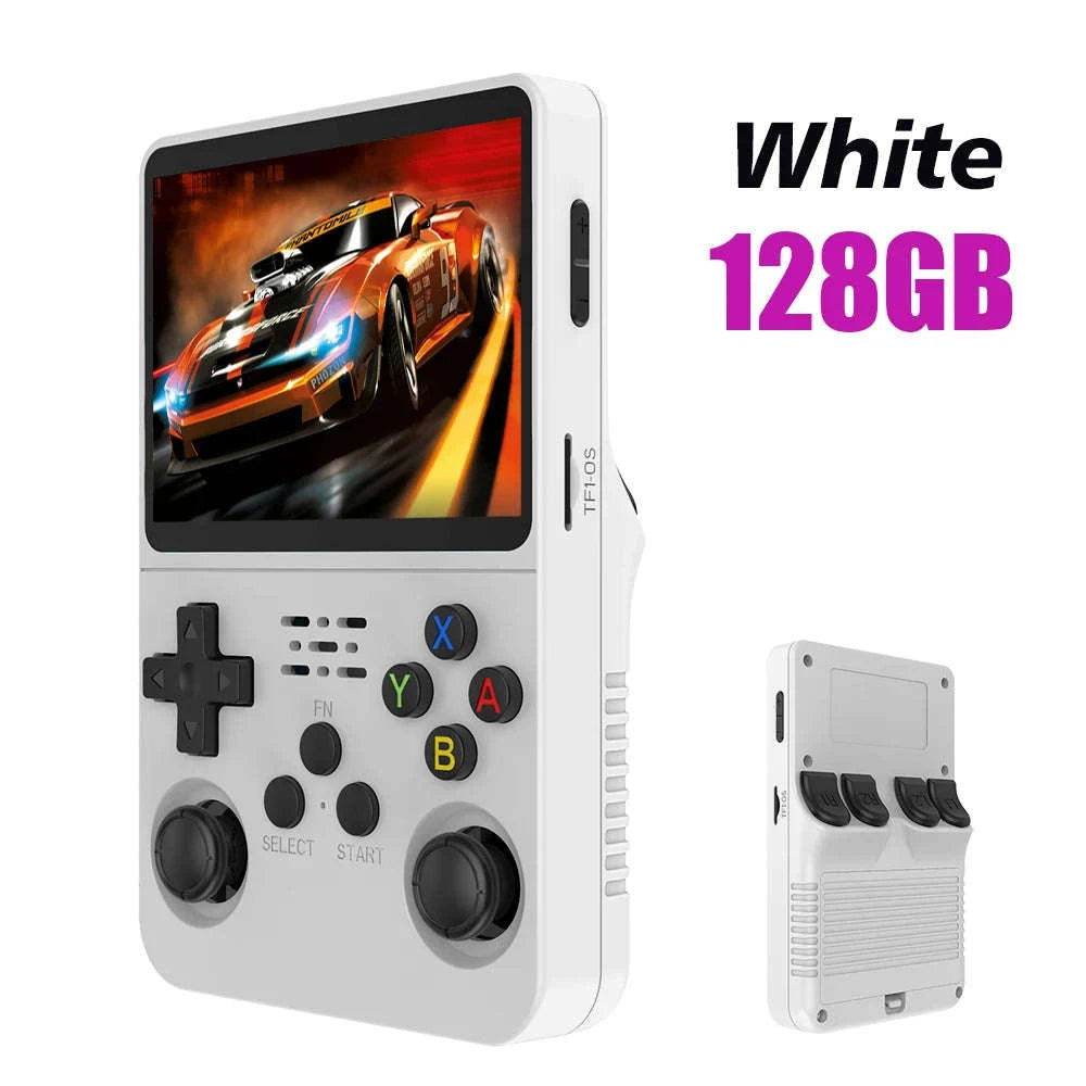 R36S Retro Handheld Game Console-Purple 128G
